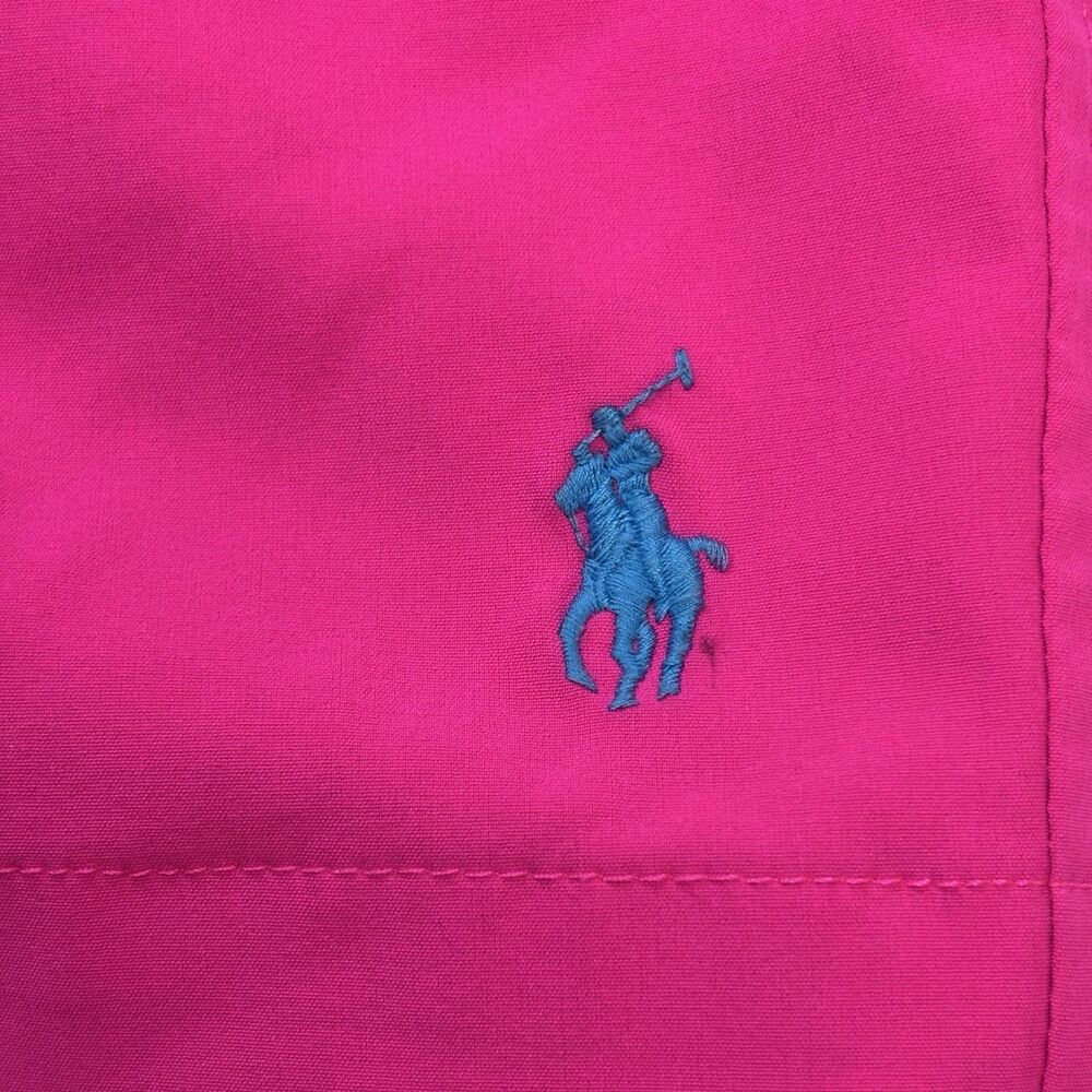 Polo Ralph Lauren Swimwear Trunks Men's Medium Pink Teal Pony Lined  Shorts - Picture 4 of 16